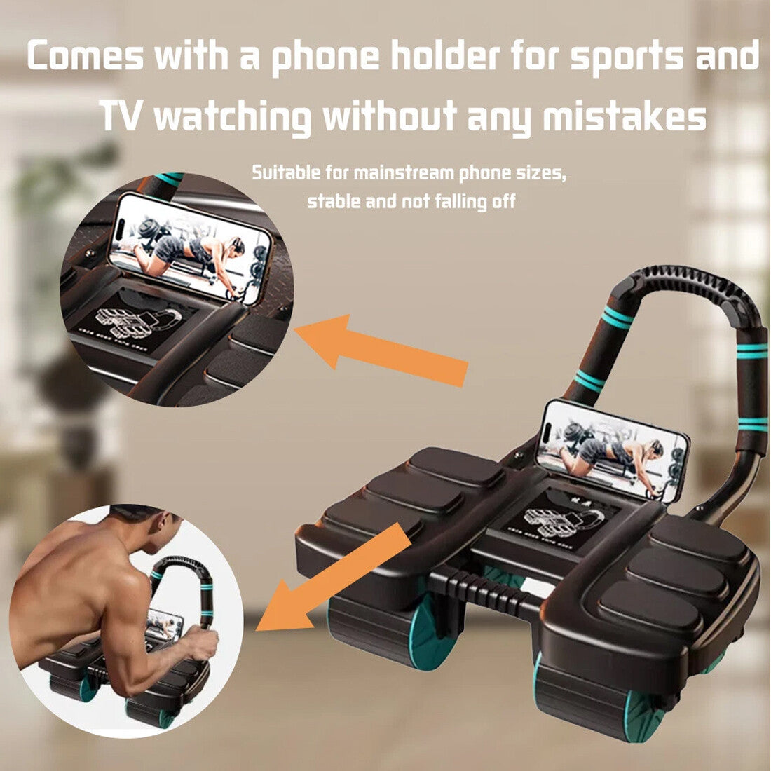 CorePro Ab Roller ( With Phone Holder)